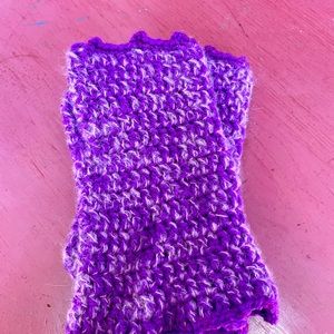 Fingerless Gloves, handmade, wool.